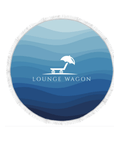 Malo'o Racks Blue Lounge Wagon Towel & Mat