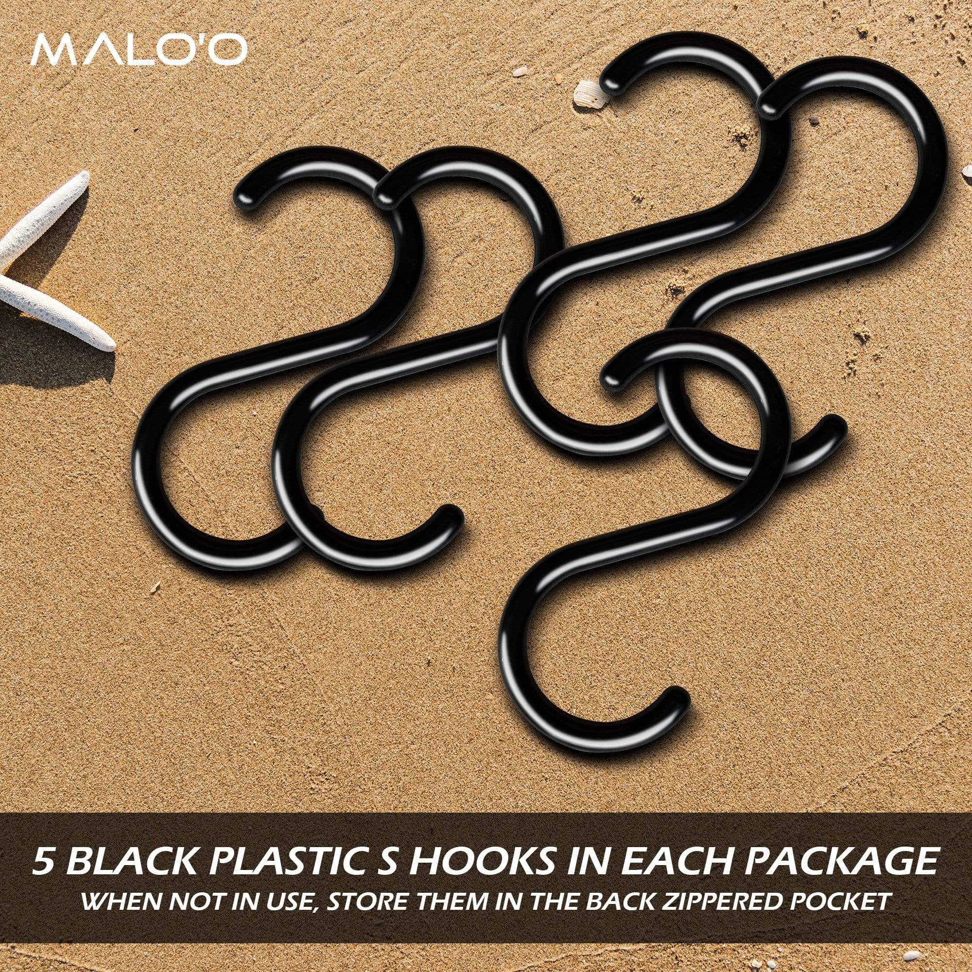Malo'o Racks Lounge Wagon Cargo Hooks