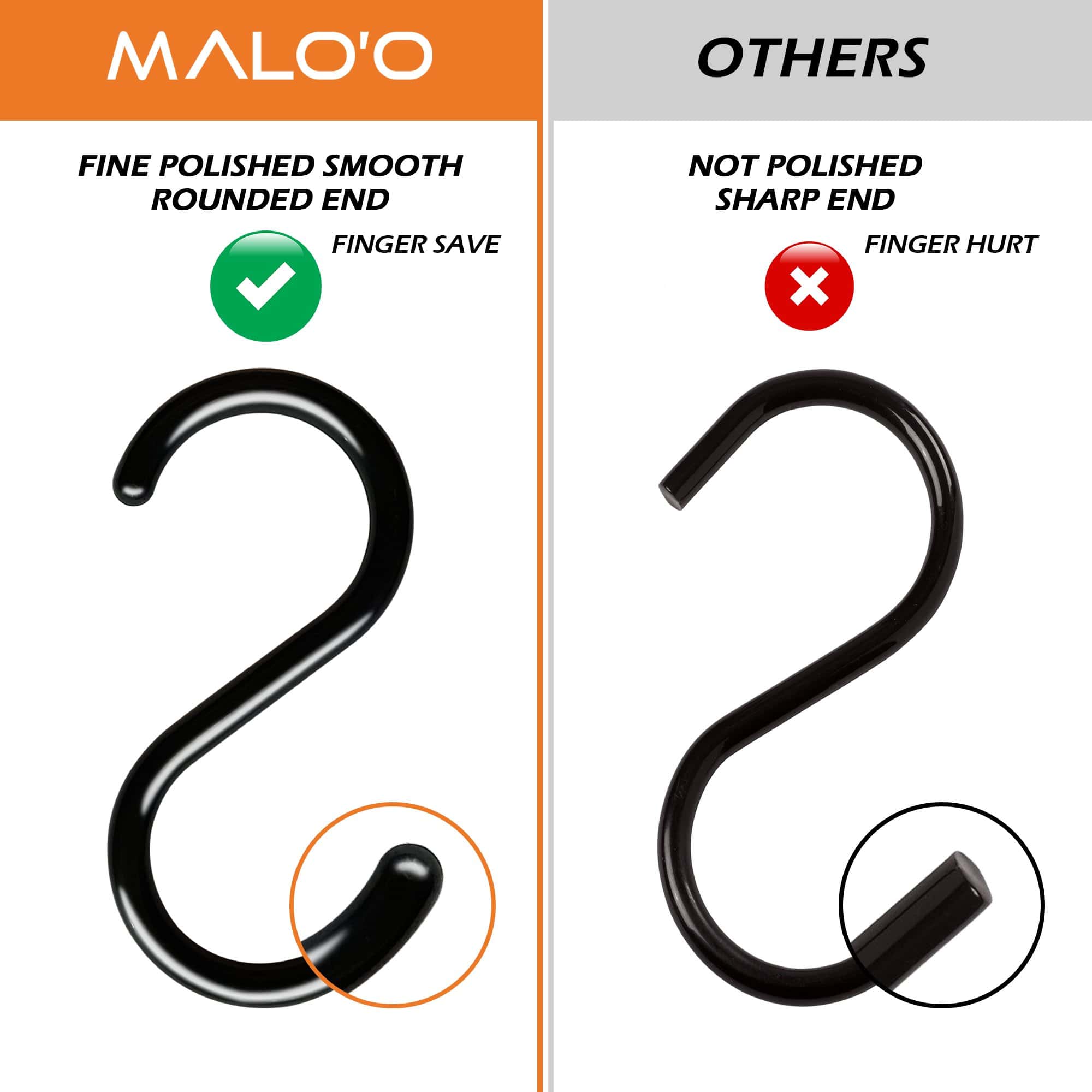 Malo'o Racks Lounge Wagon Cargo Hooks