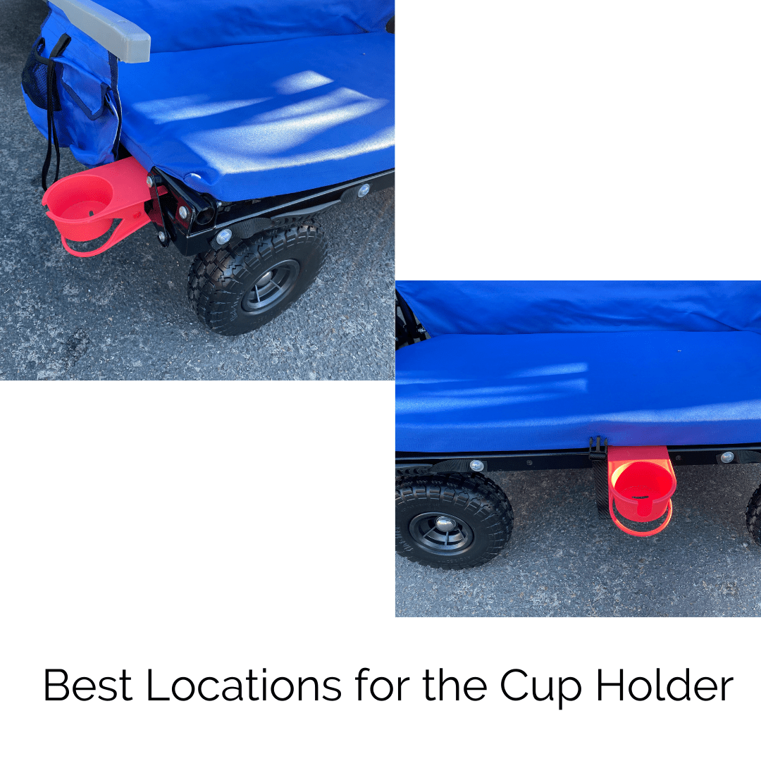 Malo'o Racks Lounge Wagon Cup Holder - 2 Unit Package
