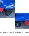 Malo'o Racks Lounge Wagon Cup Holder - 2 Unit Package