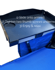 Malo'o Racks Lounge Wagon Side Table