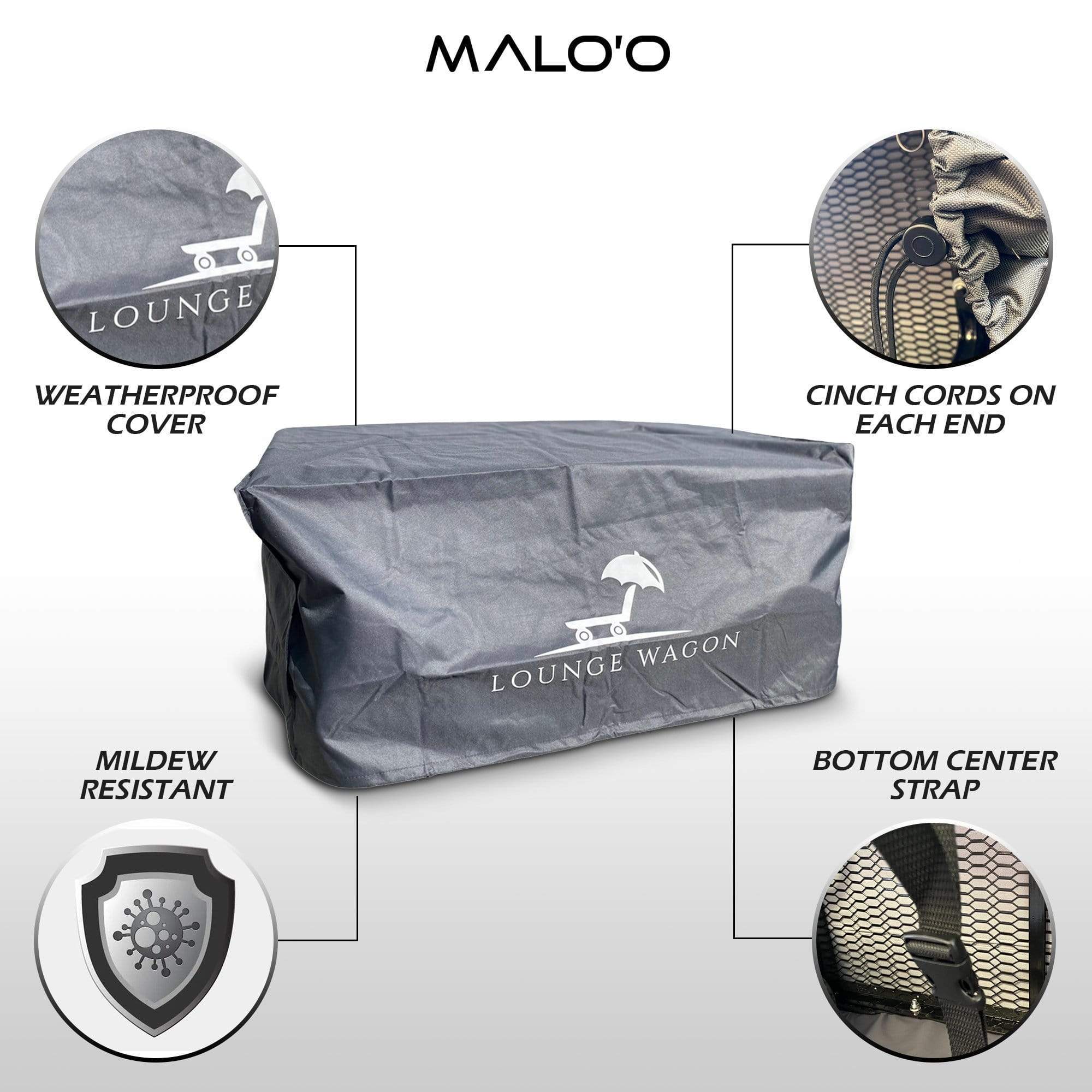 Malo'o Racks Lounge Wagon Storage Cover