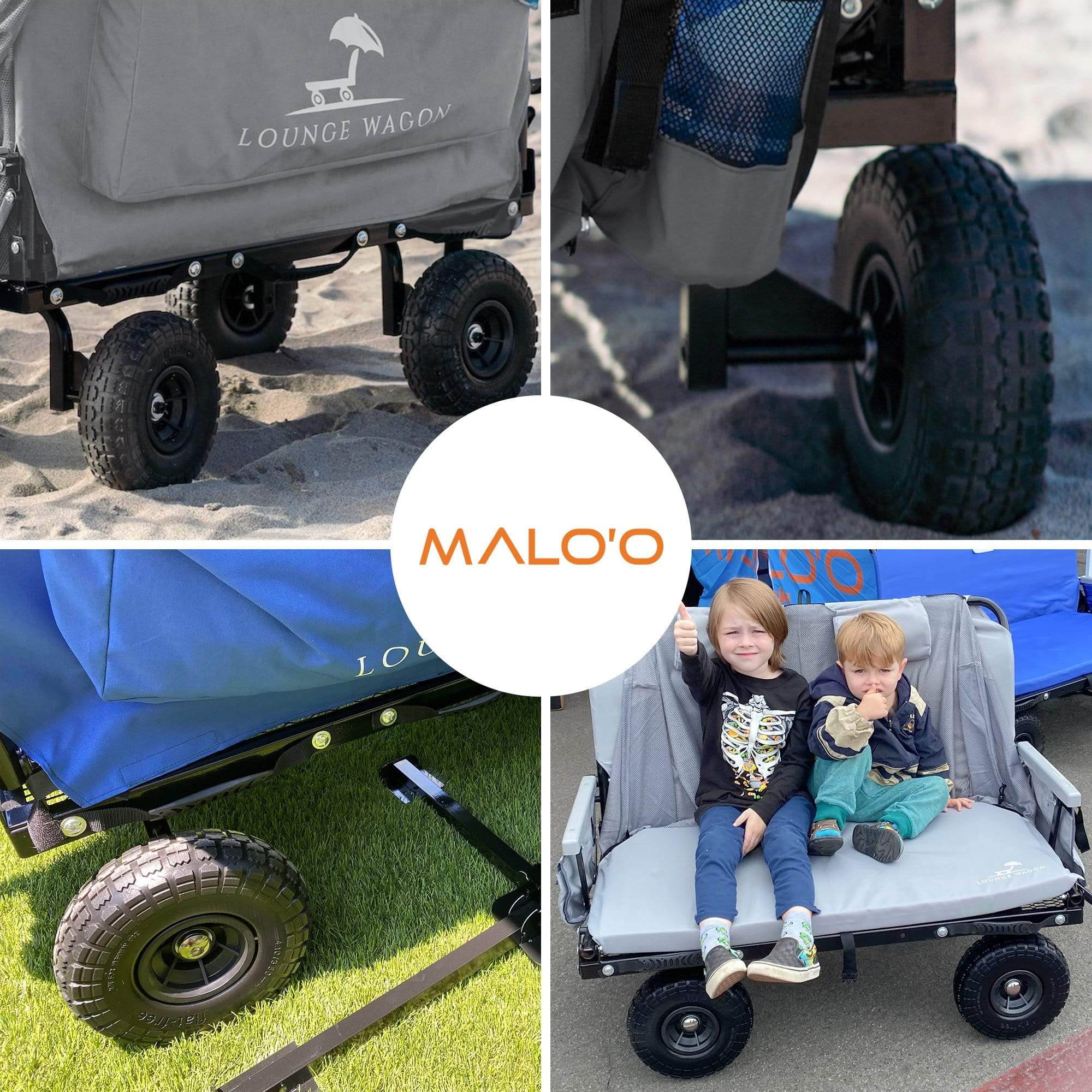 Malo'o Racks Lounge Wagon Wheels