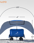 Malo'o Racks Wagons Lounge Wagon Beach Umbrella