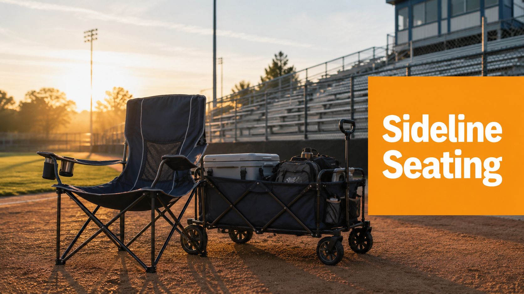 Baseball Chair for Adults: The Ultimate Sideline Seating - Lounge Wagon