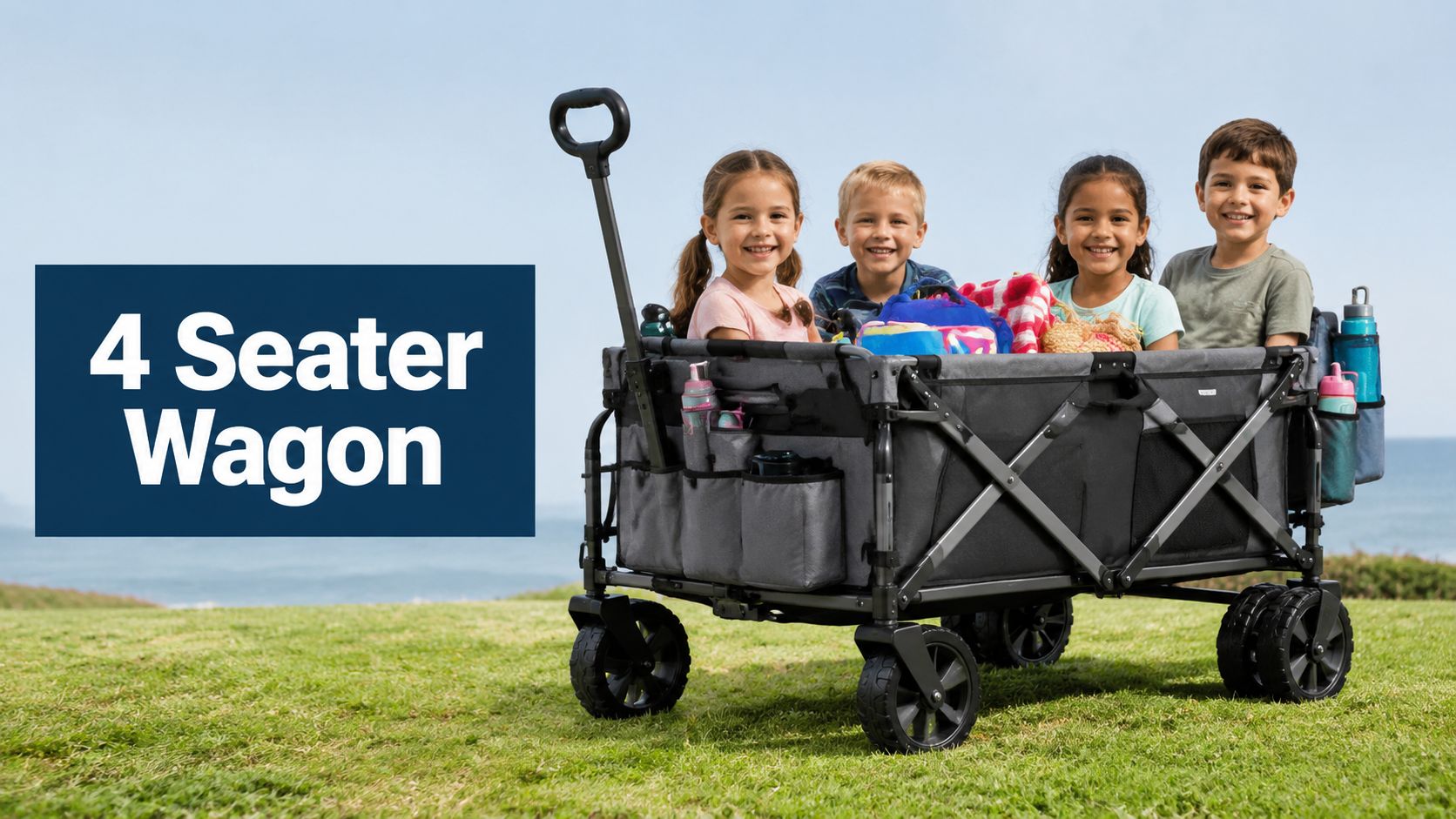 Best 4 Seater Children's Wagon: Top Pick for 2026 - Lounge Wagon