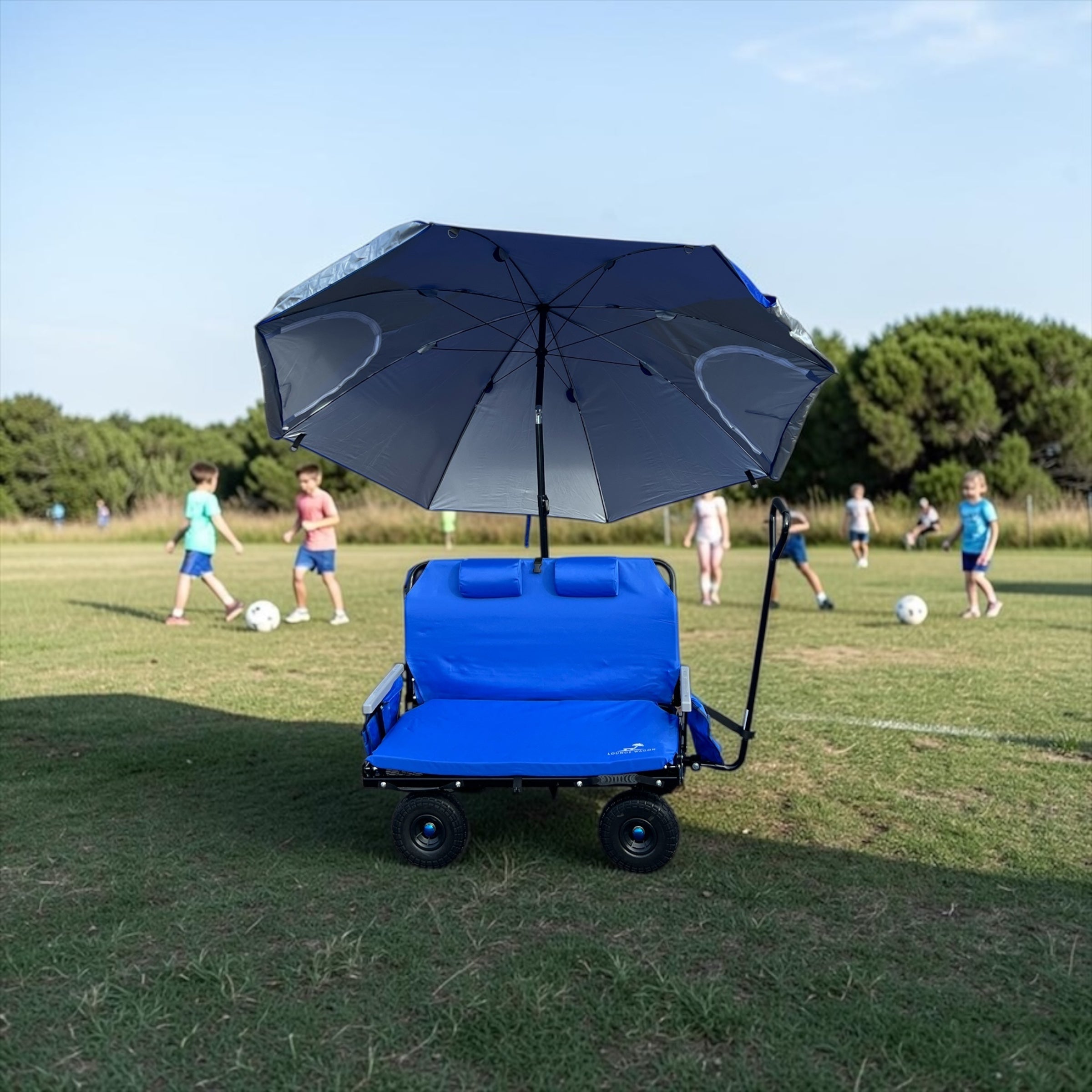 Best All-Terrain Wagon With Umbrella Holder - Lounge Wagon