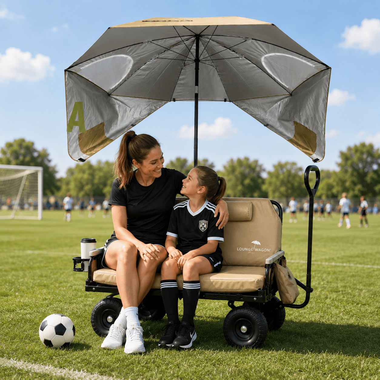 Best Wagon for Youth Sports Parents (Soccer, Baseball, Lacrosse & More) - Lounge Wagon