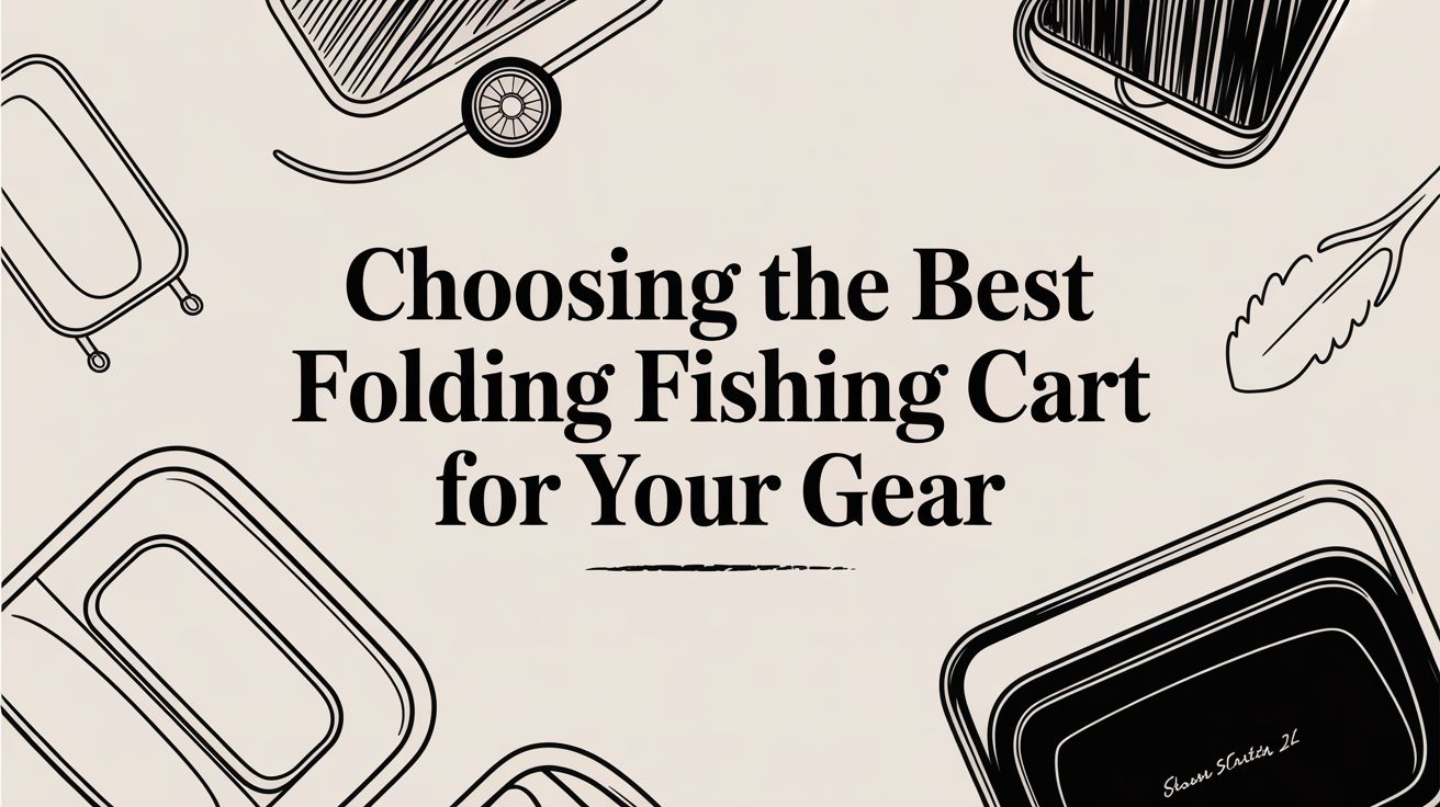 Choosing the Best Folding Fishing Cart for Your Gear - Lounge Wagon