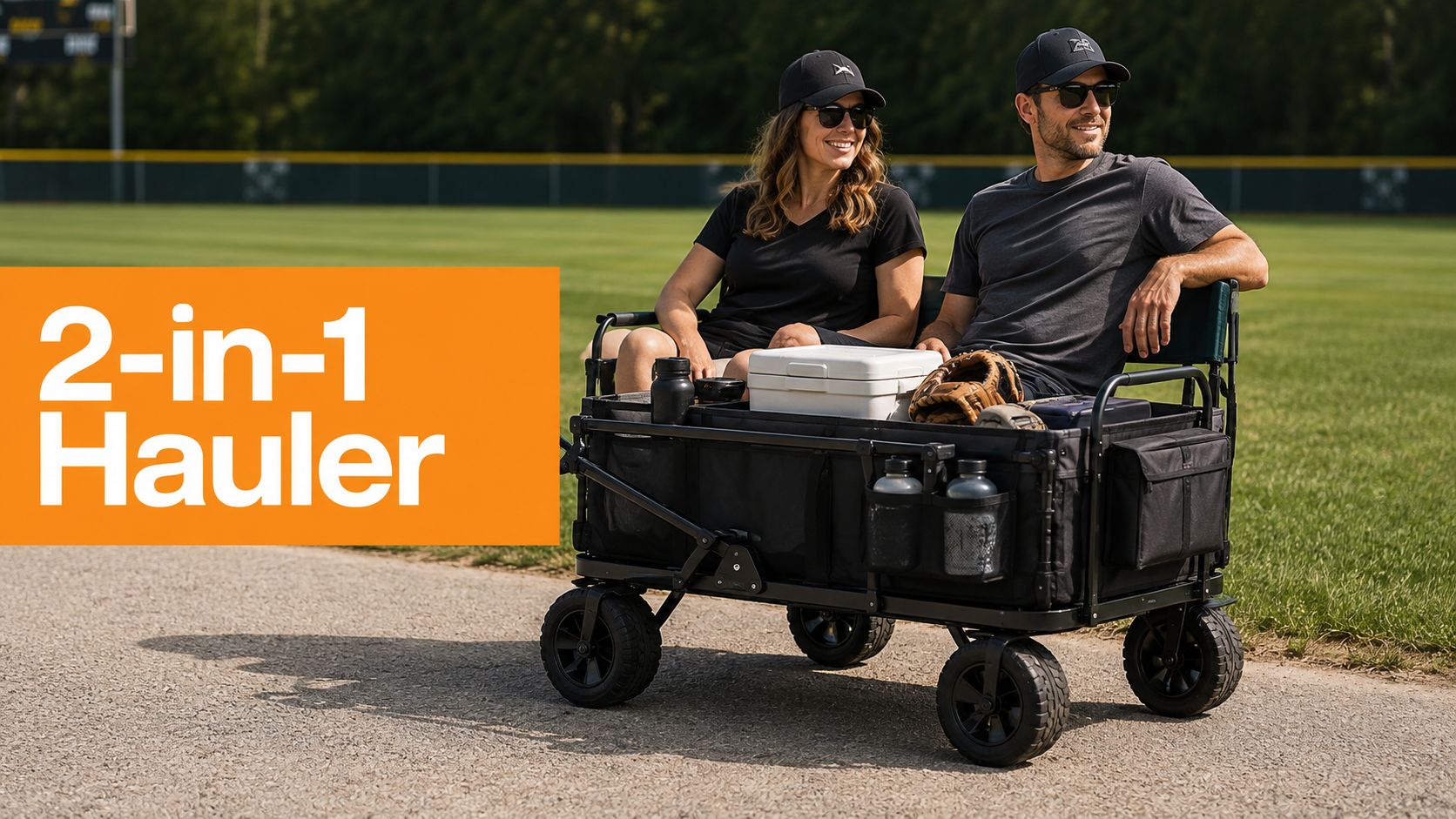 Convertible Utility Cart: The Proven 2-in-1 Hauler - Lounge Wagon