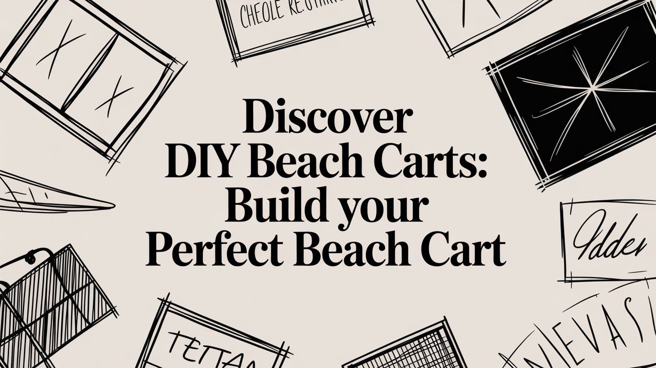 Discover diy beach carts: Build Your Perfect Beach Cart - Lounge Wagon