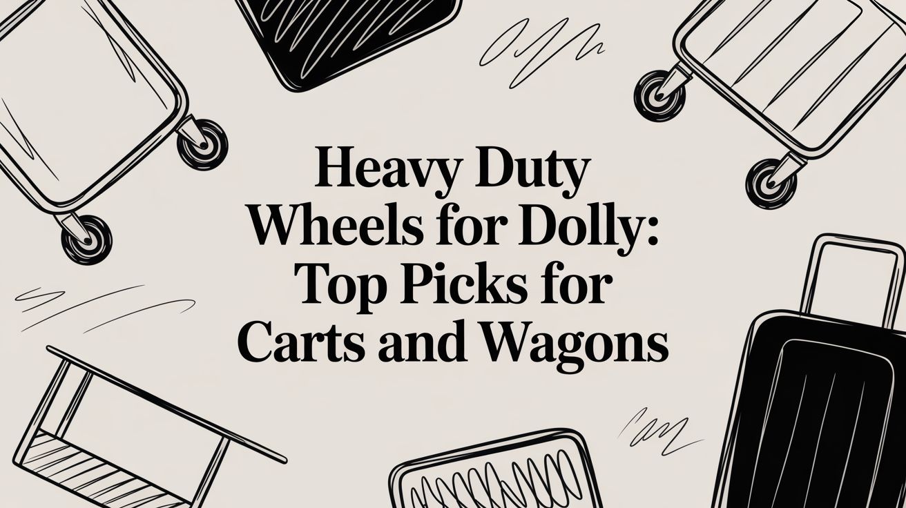 Heavy duty wheels for dolly: Top Picks for Carts and Wagons - Lounge Wagon