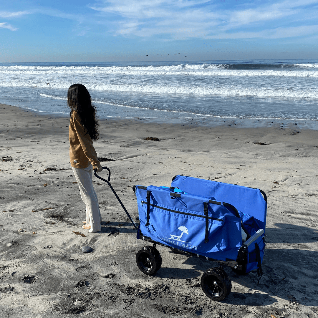 How to Haul Heavy Gear to the Beach Alone: A Proven Guide - Lounge Wagon