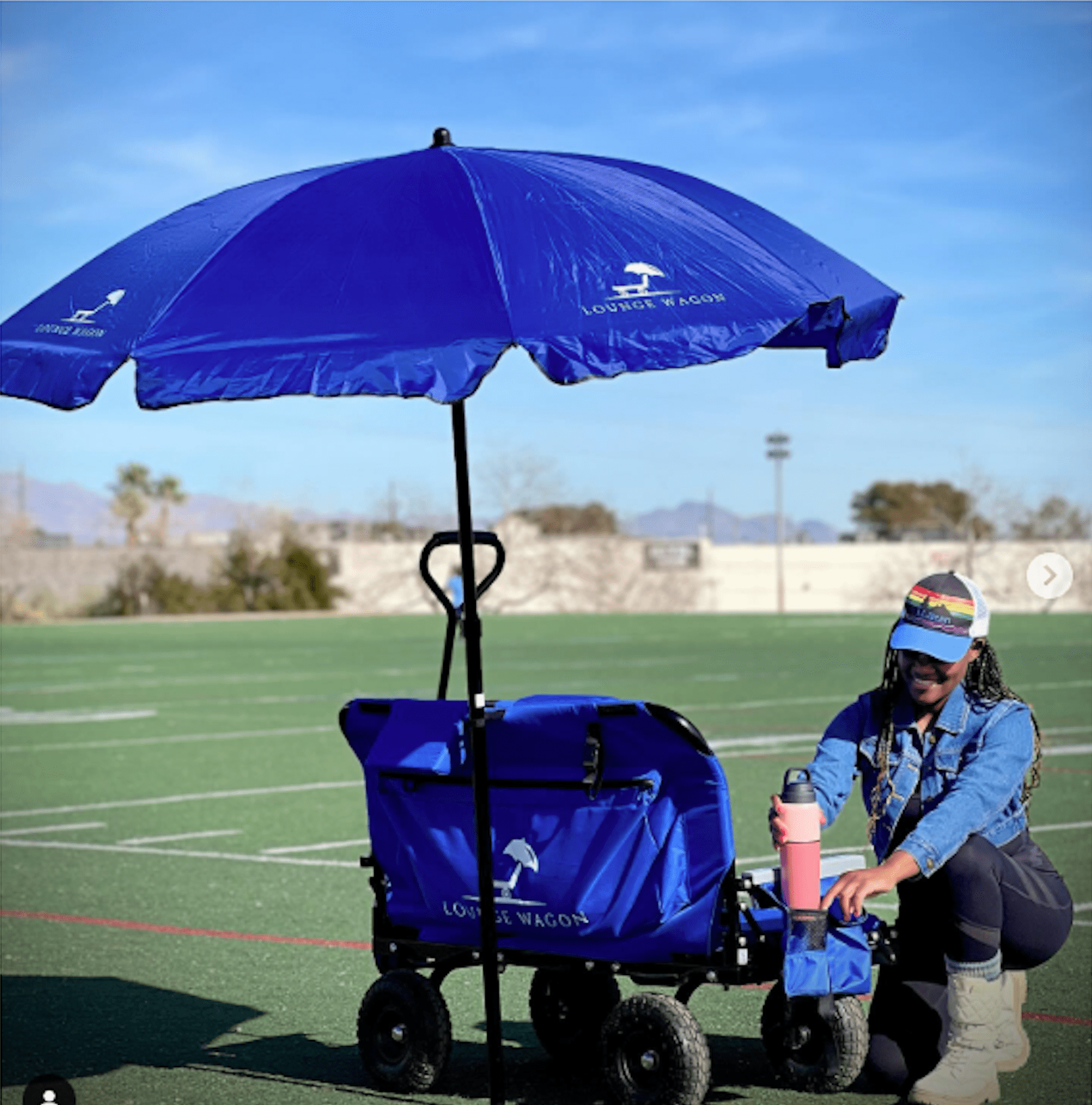 Innovative Tournament Day Gear Setup: The Perfect Wagon for All-Terrain Needs - Lounge Wagon
