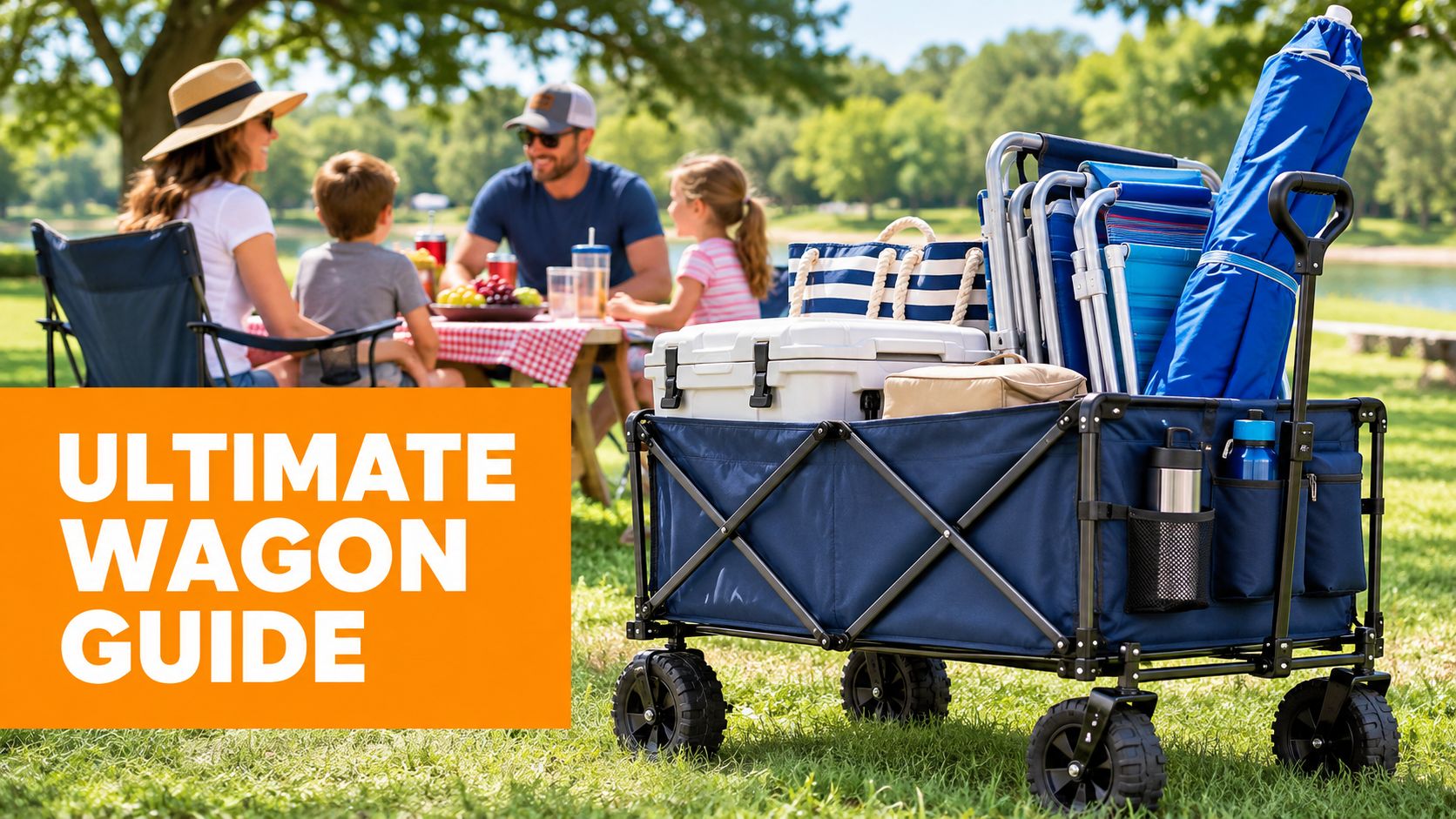 Large Folding Wagon: The Ultimate Buyer and Usage Guide - Lounge Wagon