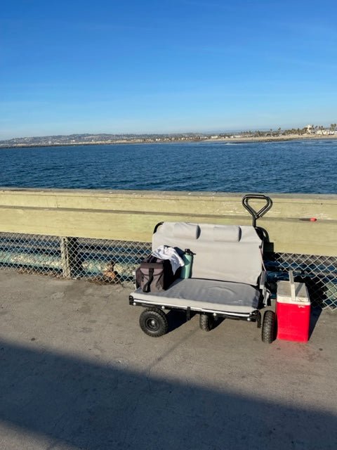 Pier Fishing Wagon: Essential Mobile Angler Gear - Lounge Wagon
