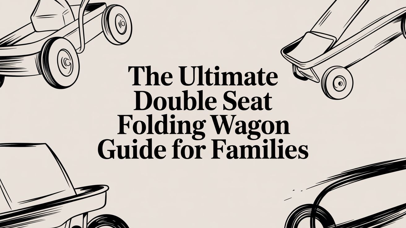 The Ultimate Double Seat Folding Wagon Guide for Families - Lounge Wagon