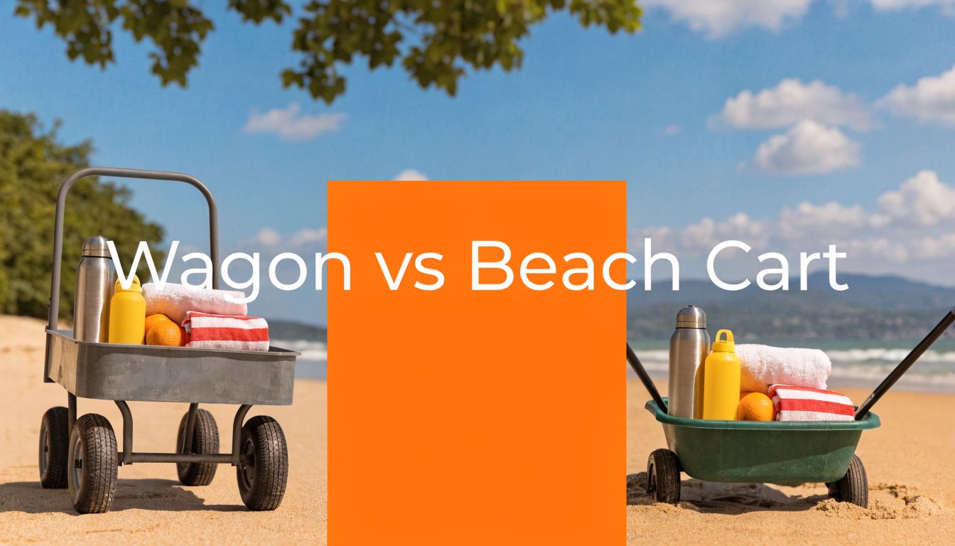 Wagon vs Beach Cart for Soft Sand Comparison 2026 - Lounge Wagon