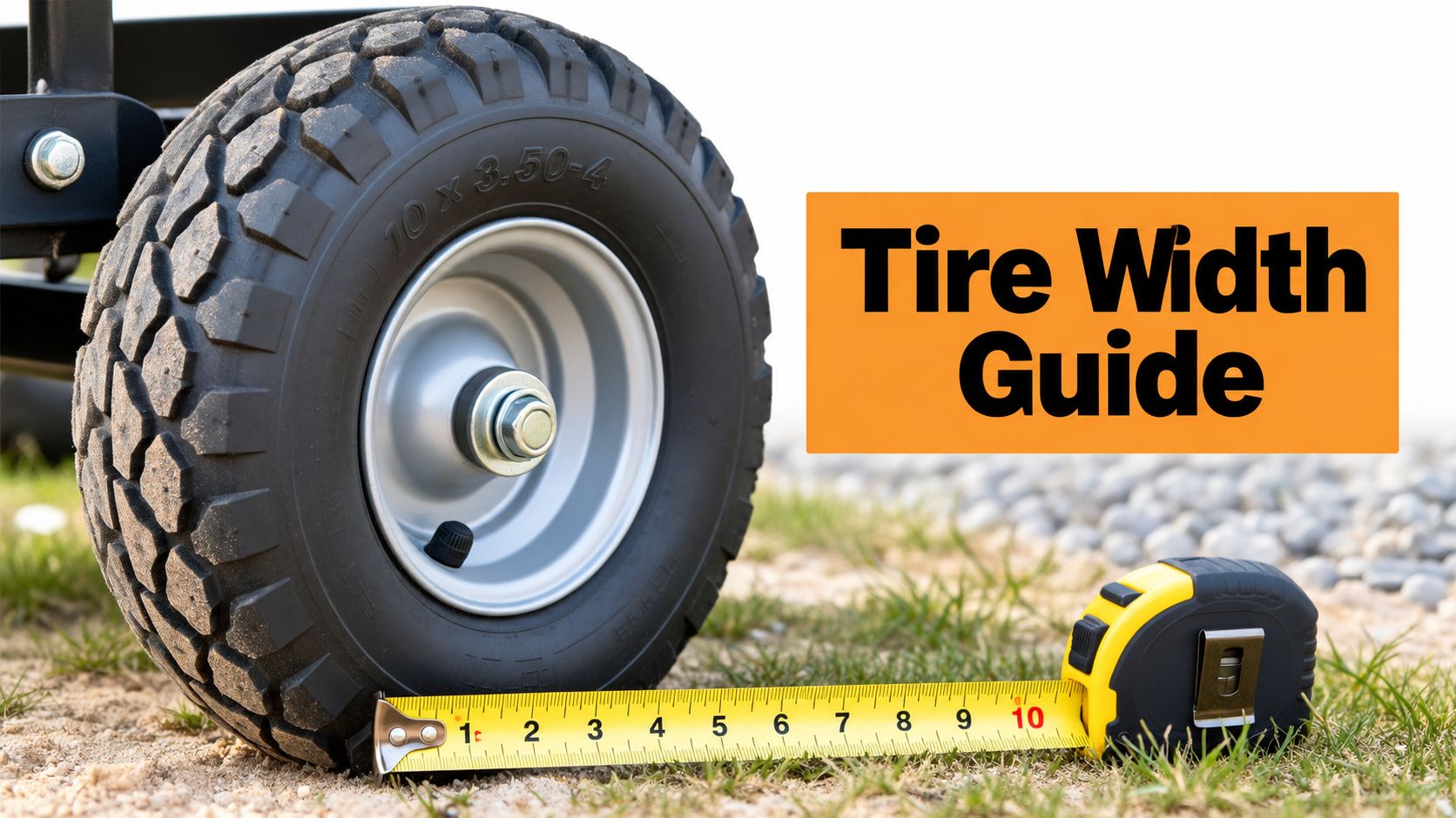 What Width Tire for 10 Inch Wheel Explained - Lounge Wagon