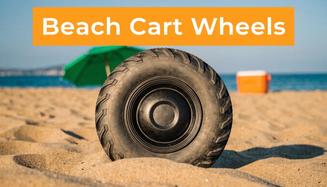 Wheel EZ Beach Cart: Best Wheels for Sand & Beach - Lounge Wagon