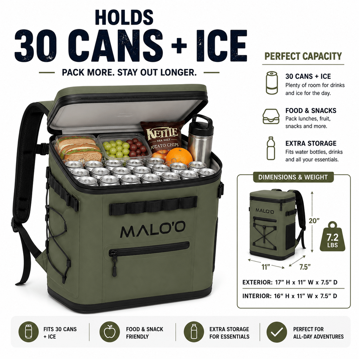 Adventure Backpack Cooler - Lounge Wagon