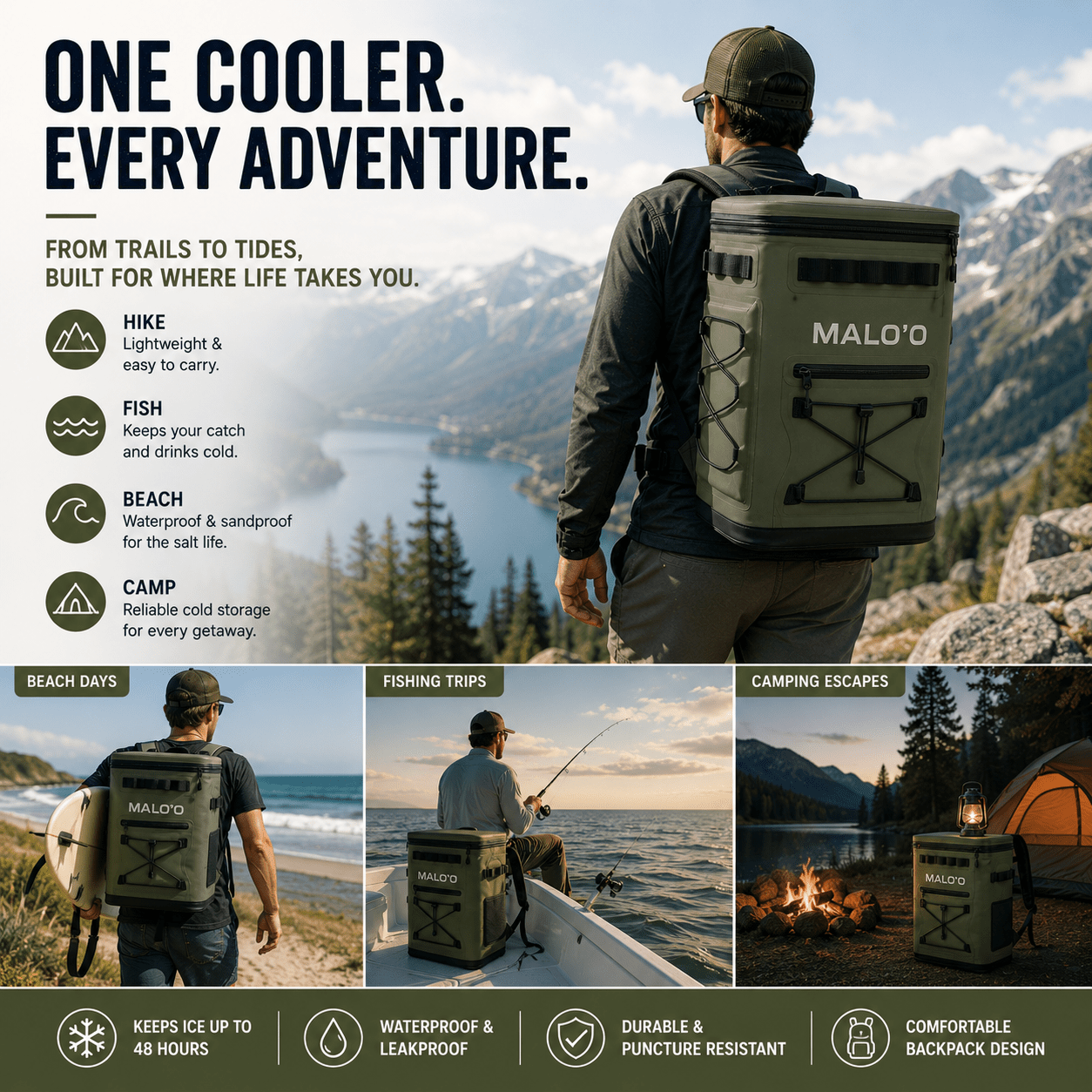 Adventure Backpack Cooler - Lounge Wagon