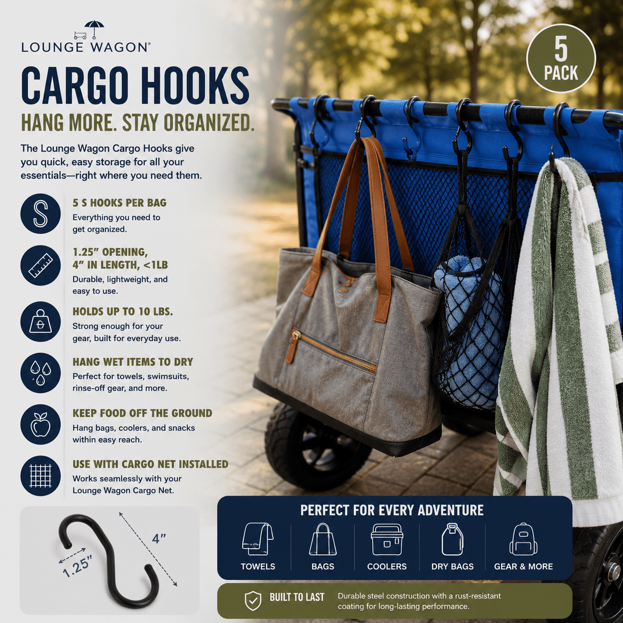 Cargo Hooks - Lounge Wagon