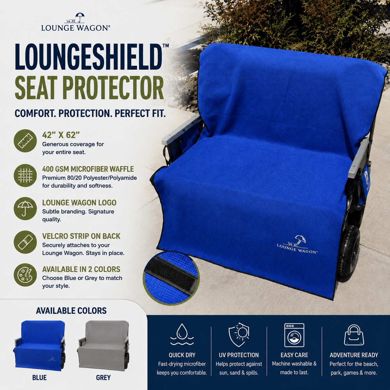 LoungeShield Seat Protector - Lounge Wagon