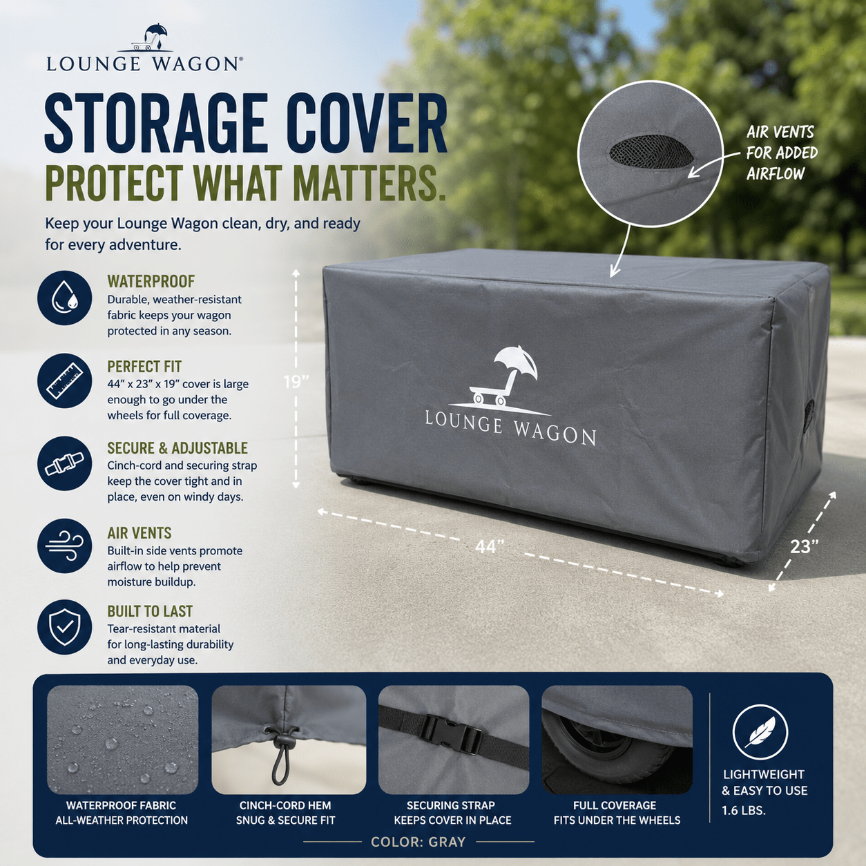 Storage Cover - Lounge Wagon