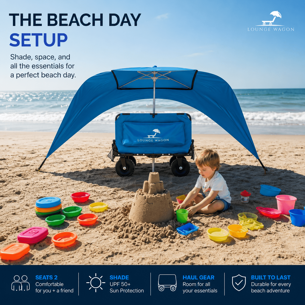 The Beach Day Setup - Lounge Wagon