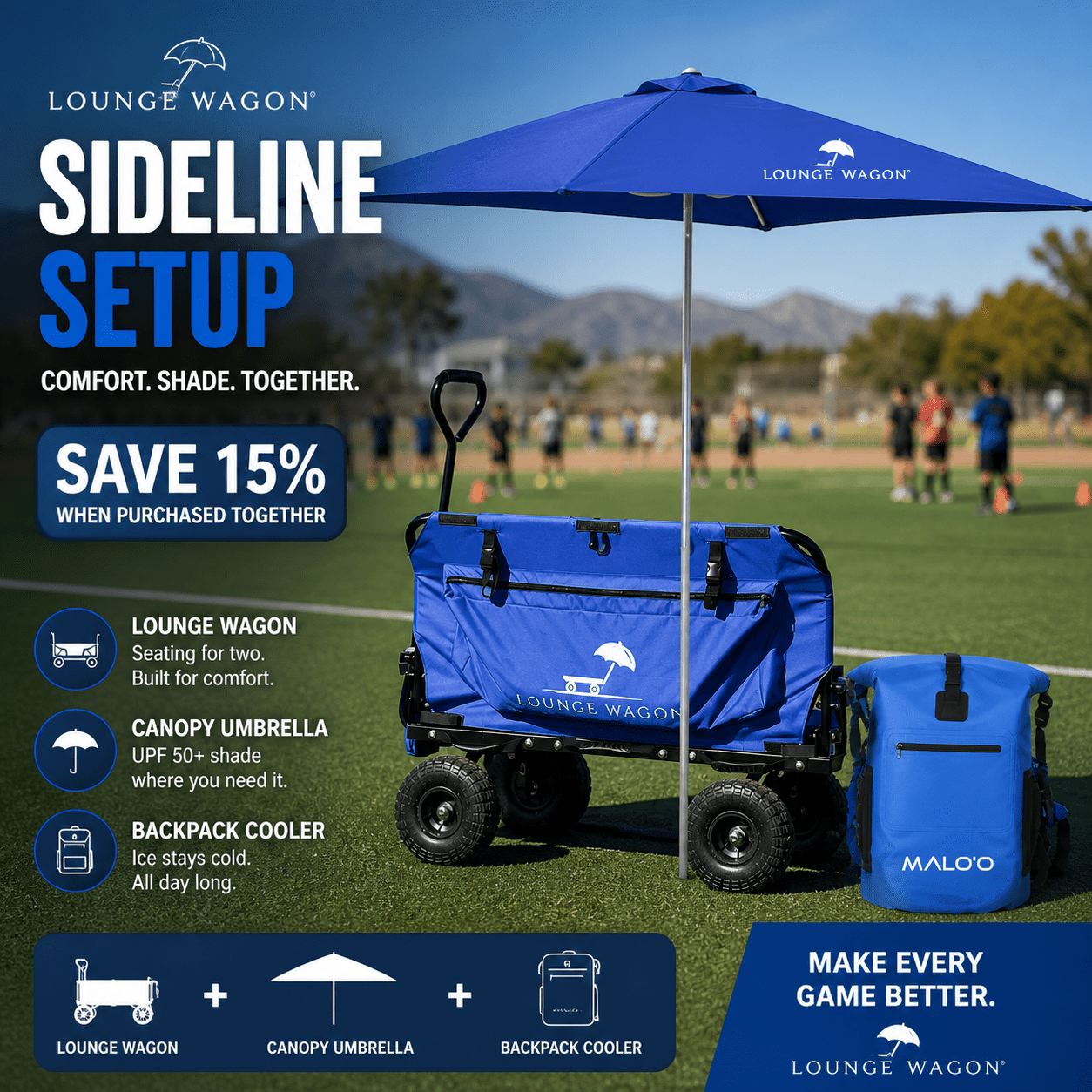 The Sideline Setup - Most Popular - Lounge Wagon - Lounge Wagon