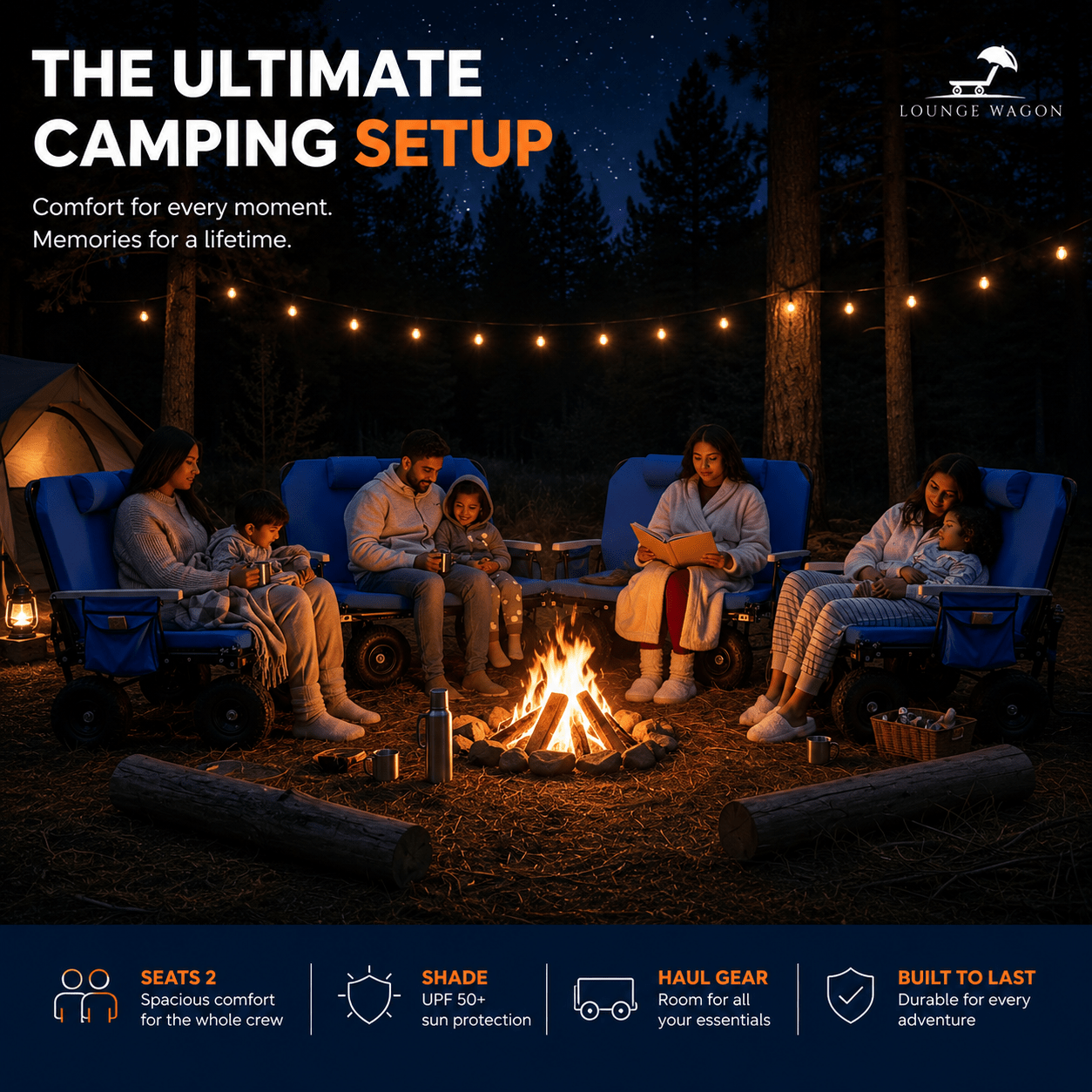 Ultimate Camping Setup - Lounge Wagon