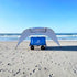 Wagon & Canopy Umbrella Setup (Blue & Grey) - Lounge Wagon