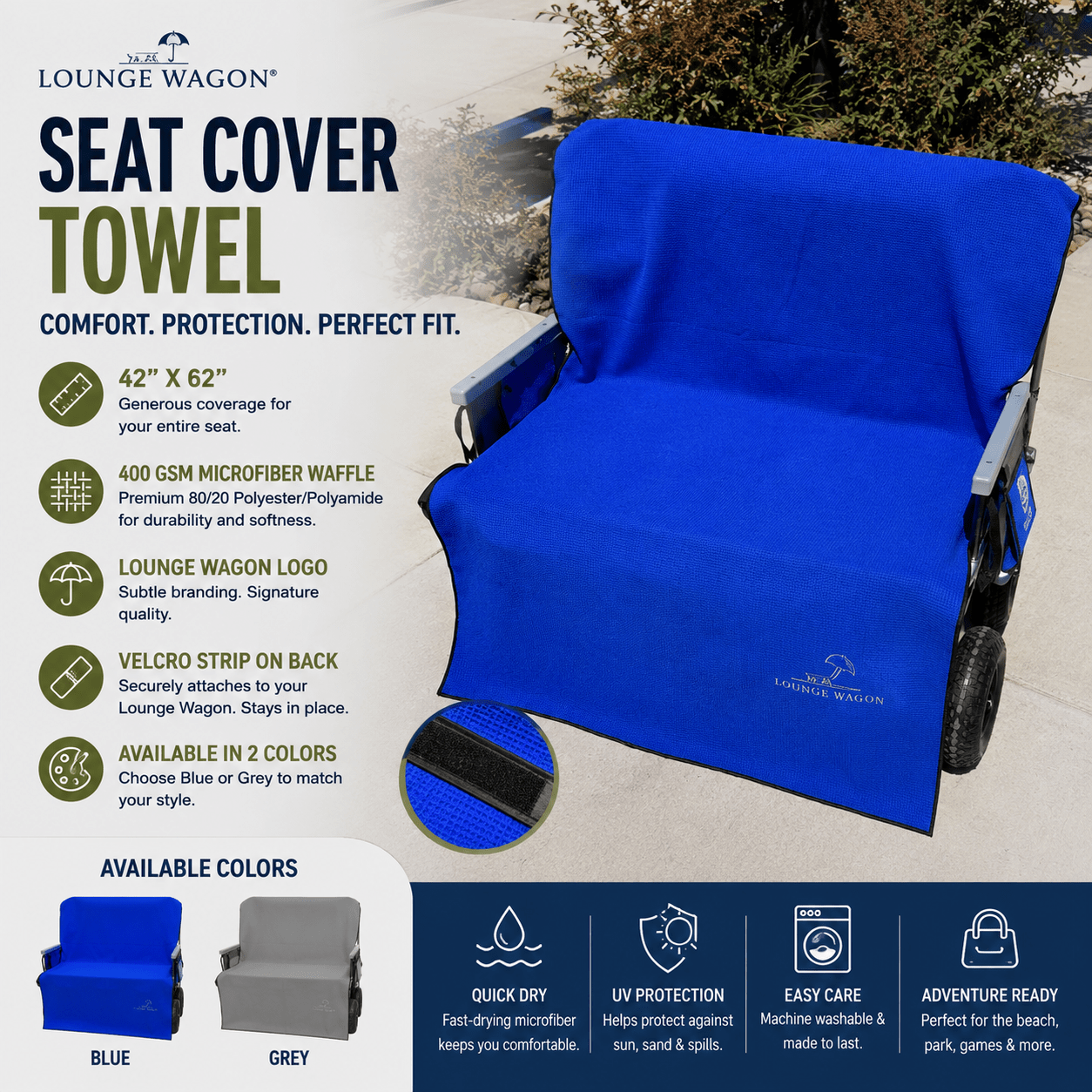 Wagon Seat Cover Towel - Lounge Wagon