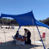 DualShade™ 10x10 - Instant beach shade. Vehicle - ready awning - Lounge Wagon