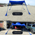 DualShade™ 10x10 - Instant beach shade. Vehicle - ready awning - Lounge Wagon