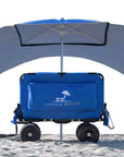 Malo'o Racks Blue Lounge Wagon Beach Umbrella