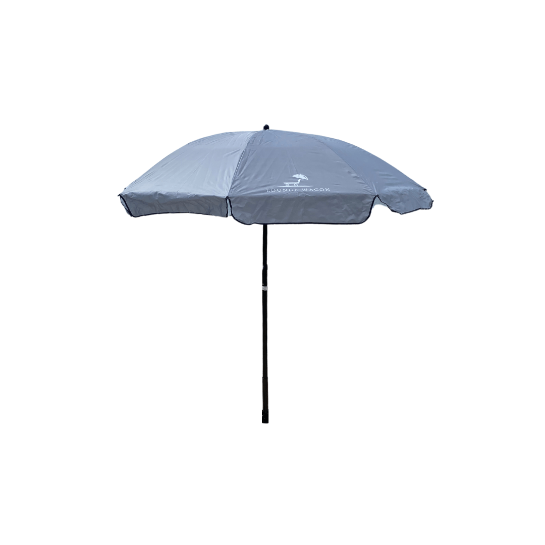 Malo&#39;o Racks Grey Lounge Wagon Round Beach Umbrella