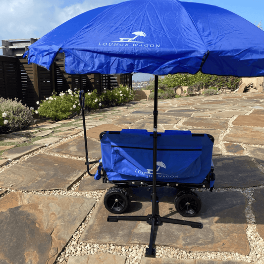 Malo'o Racks Lounge Wagon Round Beach Umbrella