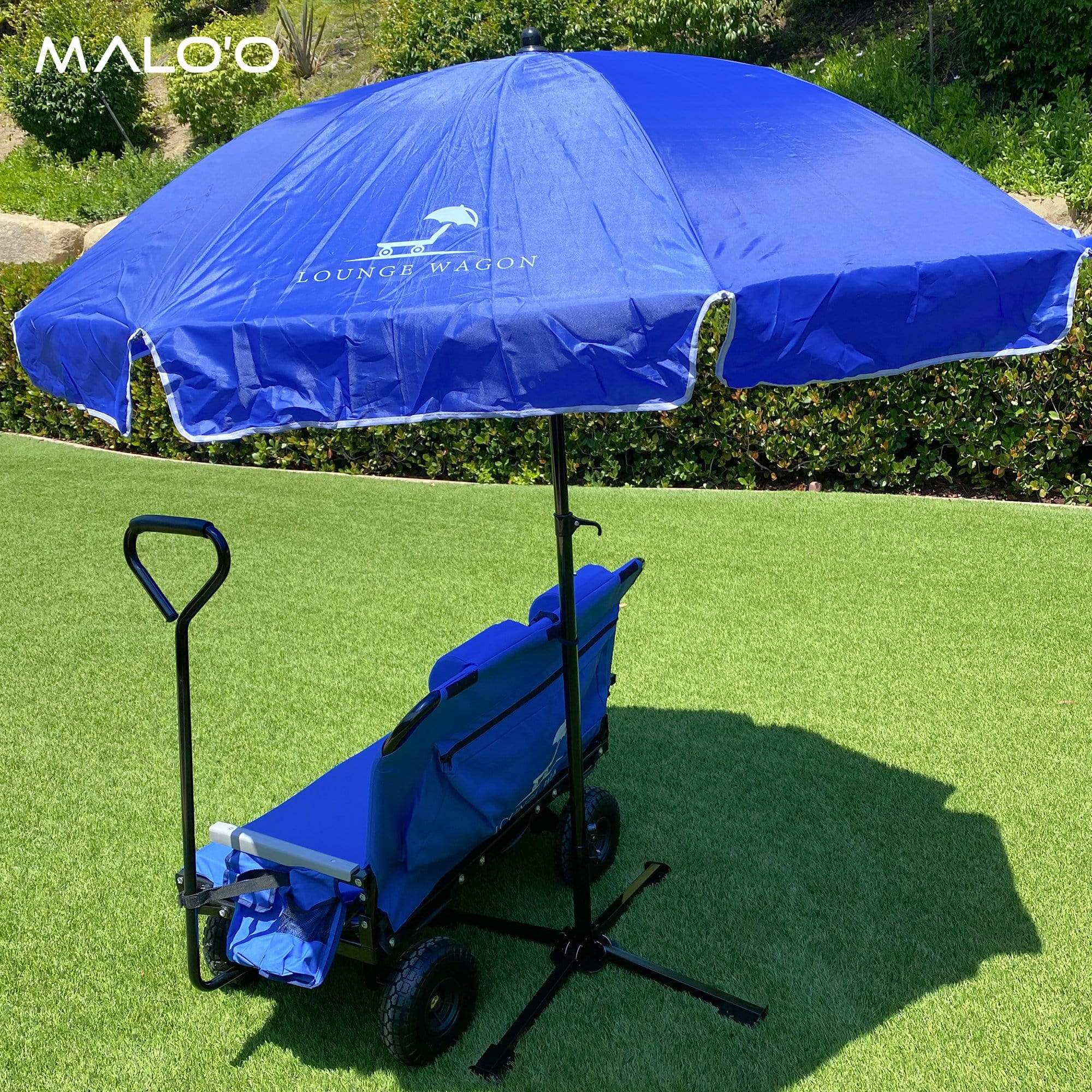 Malo&#39;o Racks Lounge Wagon Round Beach Umbrella