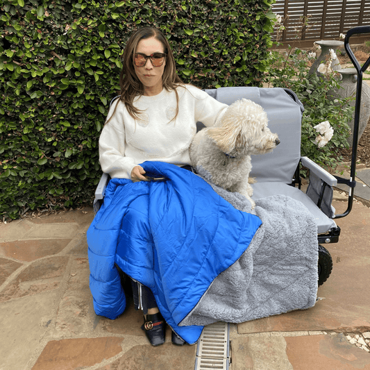 Malo'o Racks Lounge Wagon Sherpa Blanket
