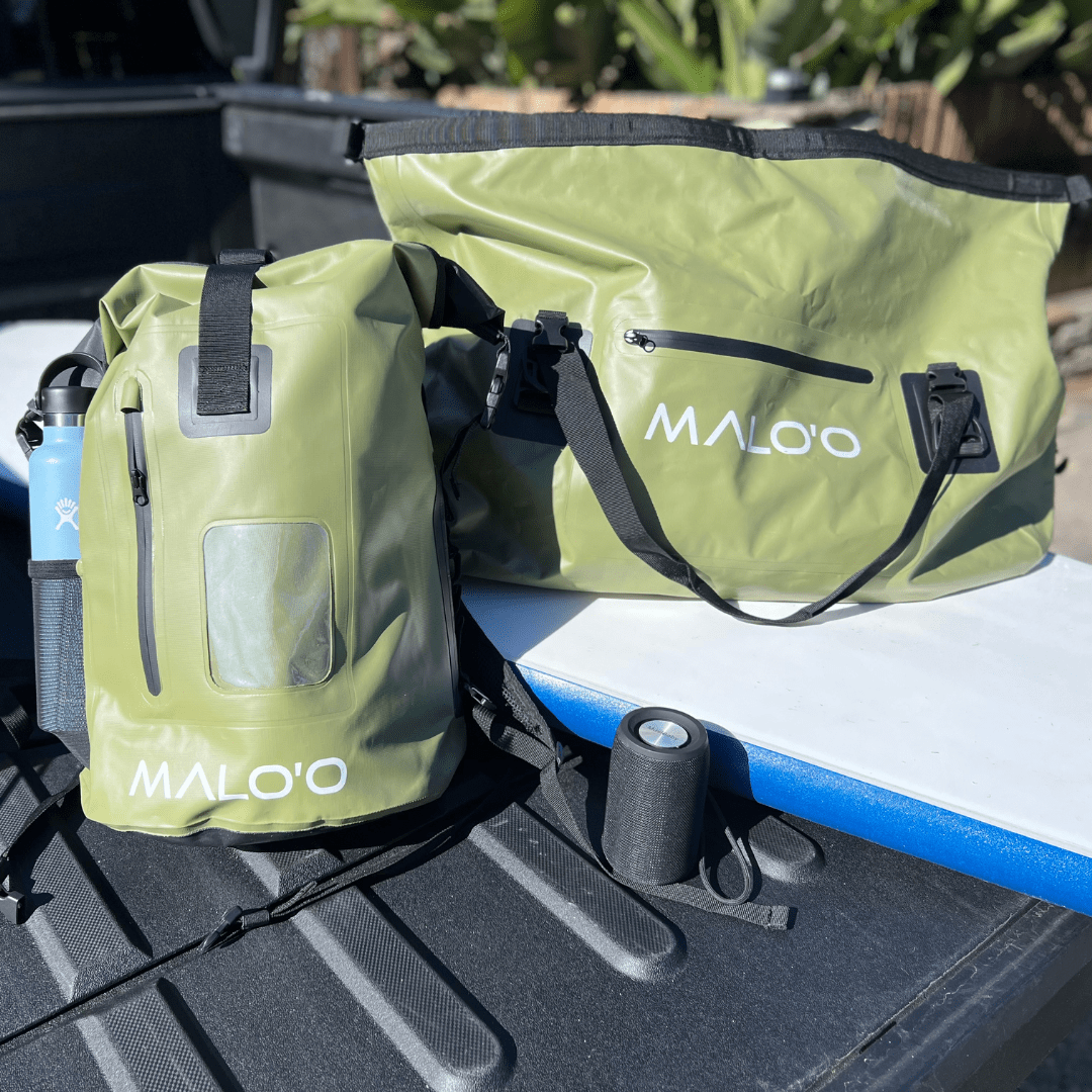 Malo'o 30L Waterproof Roll-Top Backpack - Ideal for Mauritius