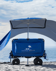 Malo'o Racks Wagons Blue Lounge Wagon Beach Umbrella