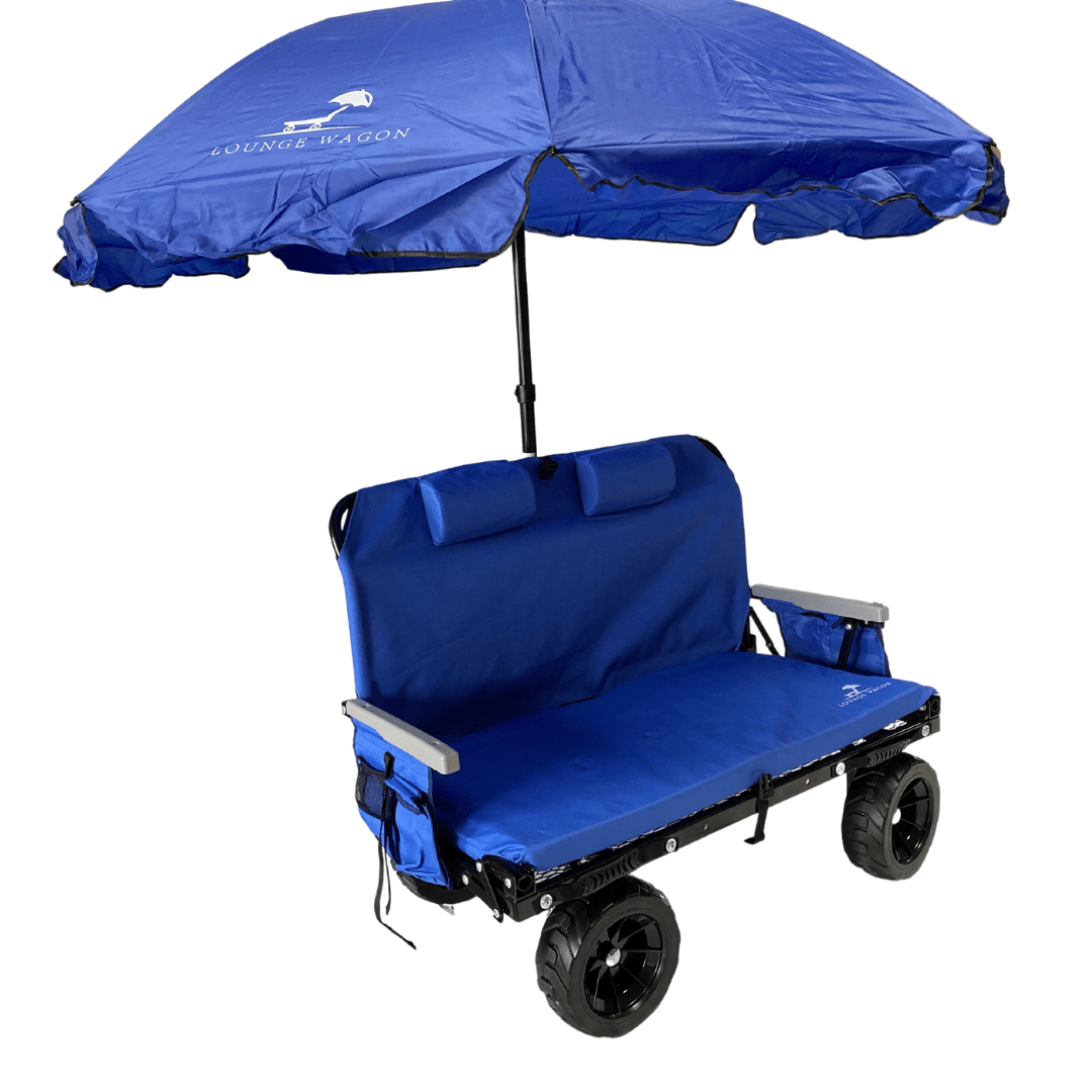 Malo&#39;o Racks Wagons Lounge Wagon Round Beach Umbrella