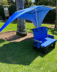 Malo'o Racks Wagons Lounge Wagon Umbrella with Canopy